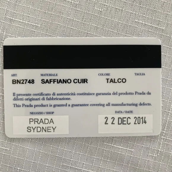 Prada Bag - Saffiano Cuir Talco - Picture 6 of 7
